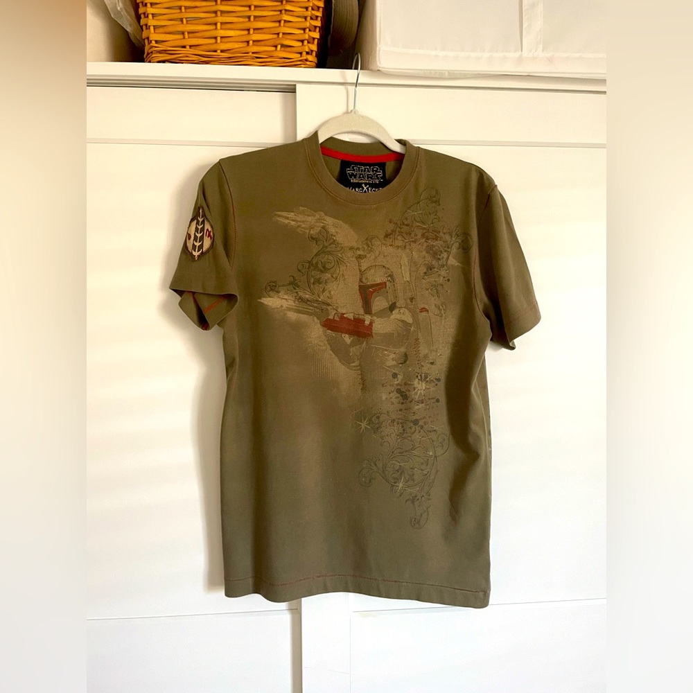 Marc Ecko Boba Fett. Very Rare Vintage Star Wars T-Shirt, size small.